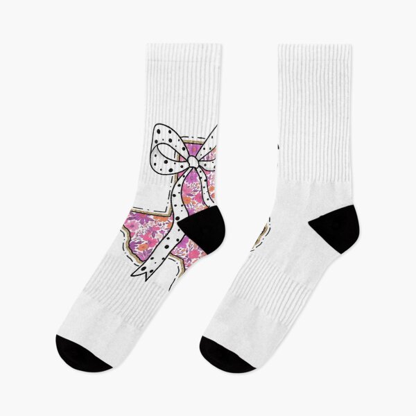 Item preview, Cute Texas Floral Map Graphic Coquette Bow Design designed and sold by Paper Drip.