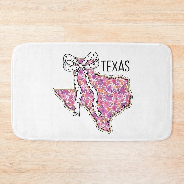 Item preview, Cute Texas Floral Map Graphic Coquette Bow Design designed and sold by Paper Drip.