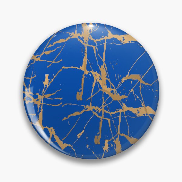 Item preview, Gold and Blue Splatter designed and sold by MayaCordalia.