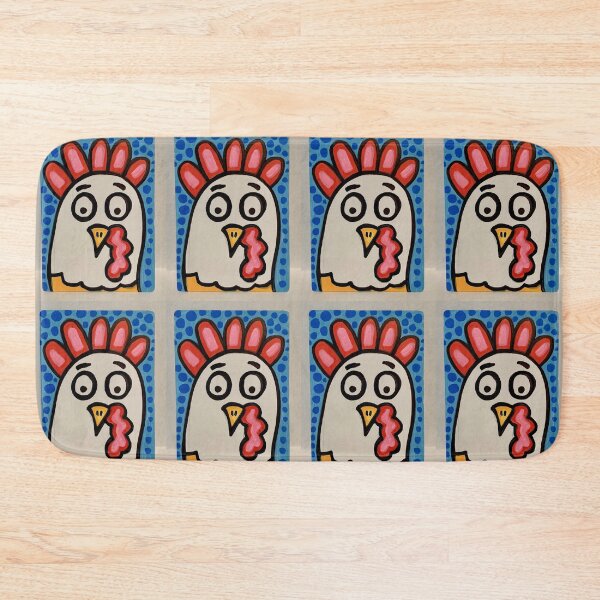 Item preview, Chicken Head with Dots designed and sold by GemmasGems.