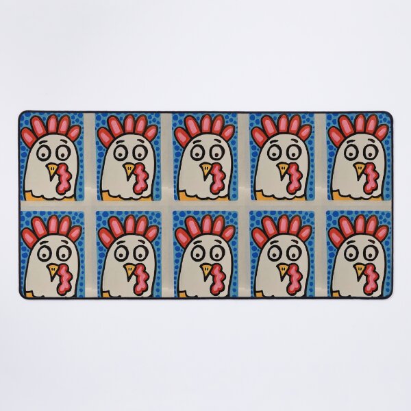 Item preview, Chicken Head with Dots designed and sold by GemmasGems.
