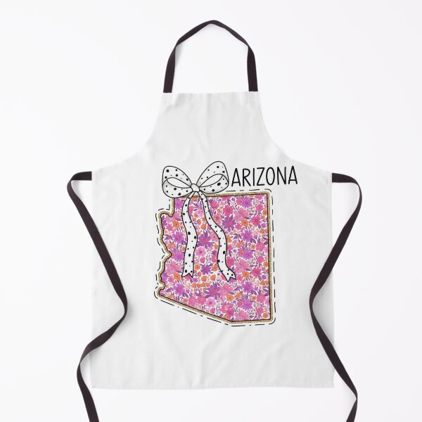 Item preview, Cute Arizona Floral Map Graphic Coquette Bow Design designed and sold by Paper Drip.
