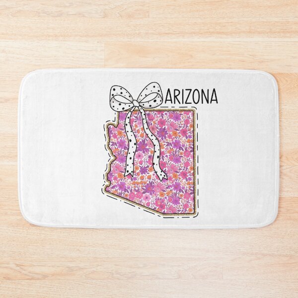 Item preview, Cute Arizona Floral Map Graphic Coquette Bow Design  designed and sold by Paper Drip.