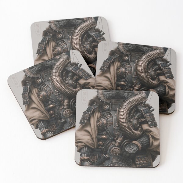 Item preview, Cyber Samurai Cat of the Iron Frontier designed and sold by Verademacedoart.
