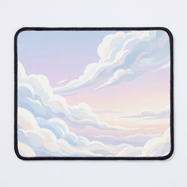Item preview, Fluffy Pastel Clouds in Dreamy Sky designed and sold by Neural Dream.