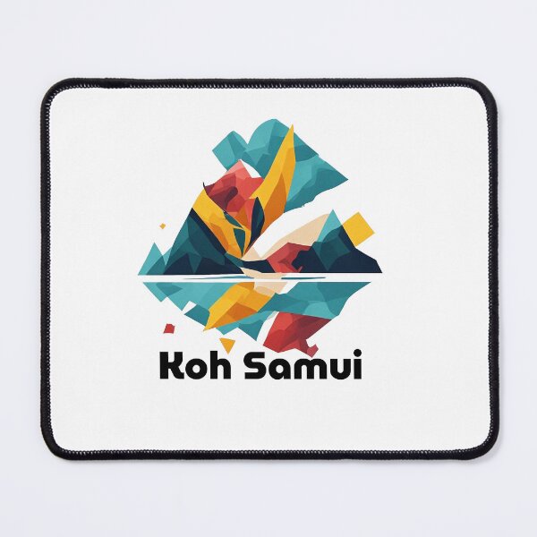 Item preview, Copy of Koh Samui Thailand - Abstract Tropical Island Beach Art designed and sold by OzzFrequency.