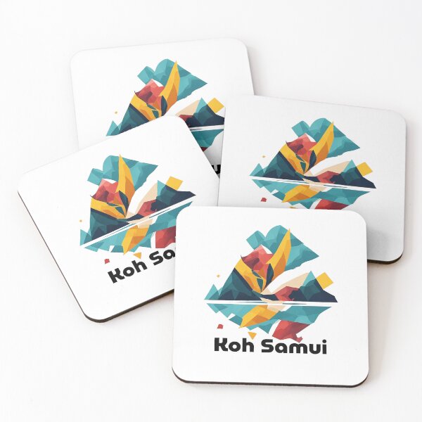 Item preview, Copy of Koh Samui Thailand - Abstract Tropical Island Beach Art designed and sold by OzzFrequency.