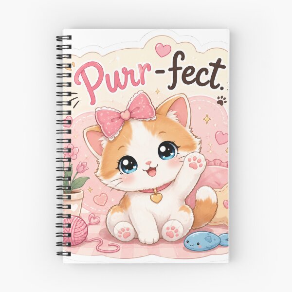 Item preview, Cute Kawaii Cat Sticker | Purr-fect Baby Kitty with Blue Eyes designed and sold by Snikdha.