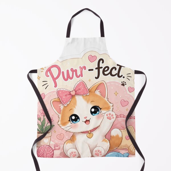 Item preview, Cute Kawaii Cat Sticker | Purr-fect Baby Kitty with Blue Eyes designed and sold by Snikdha.