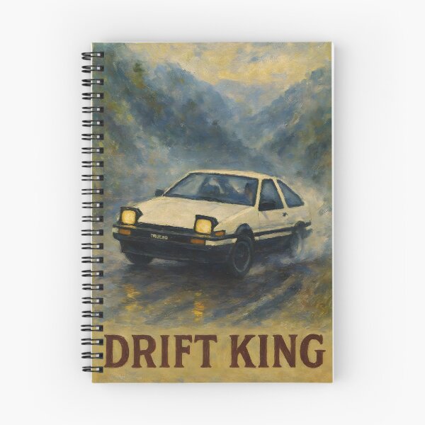 Item preview, Drift King AE86 Retro - Oil Painting designed and sold by Dhenin Studio.