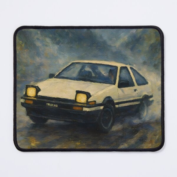 Item preview, Drift King AE86 Retro - Oil Painting designed and sold by Dhenin Studio.