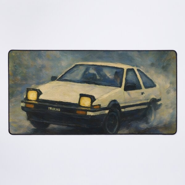Item preview, Drift King AE86 Retro - Oil Painting designed and sold by Dhenin Studio.