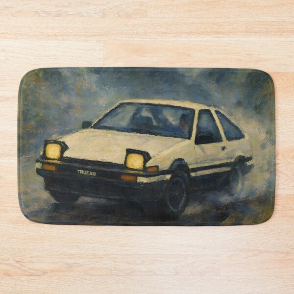 Item preview, Drift King AE86 Retro - Oil Painting designed and sold by Dhenin Studio.