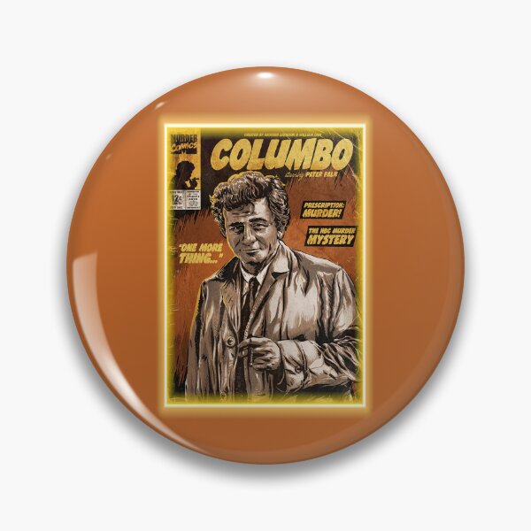 Item preview, Columbo Comic (on Burnt Orange) designed and sold by PawsitiveMum3.