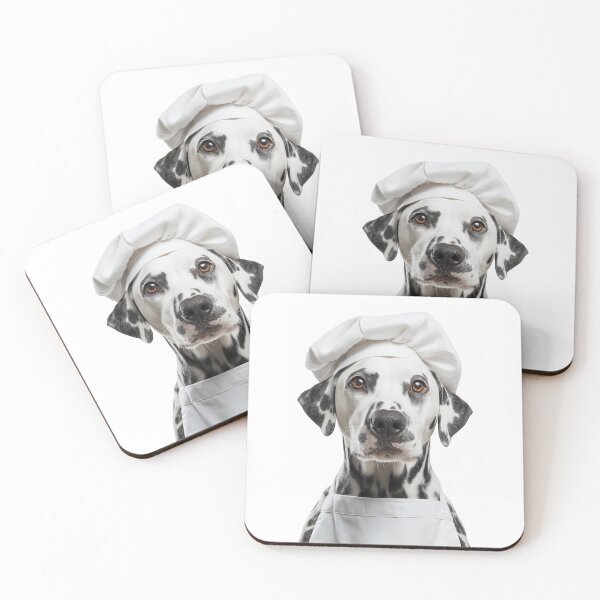 Item preview, Funny Dalmatian Dog Chef Realistic Animal Cooking Humor Art designed and sold by LazyOwlStore.