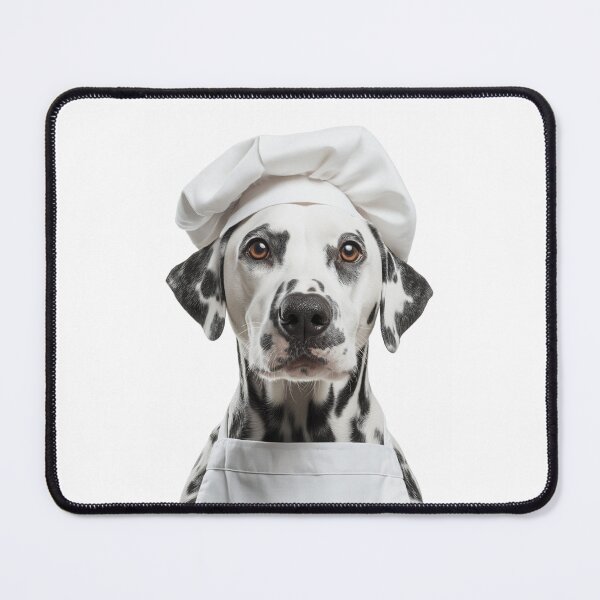 Item preview, Funny Dalmatian Dog Chef Realistic Animal Cooking Humor Art designed and sold by LazyOwlStore.