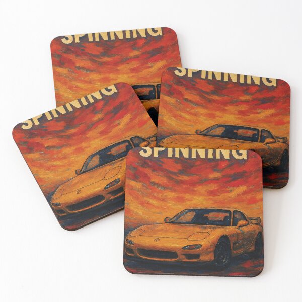 Item preview, Forever Spinning RX7 - Abstract Canvas Art designed and sold by Dhenin Studio.