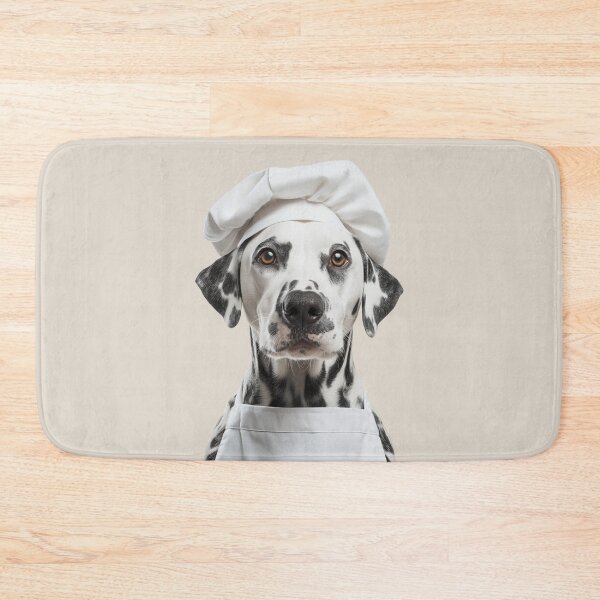 Item preview, Funny Dalmatian Dog Chef Realistic Animal Cooking Humor Art designed and sold by LazyOwlStore.