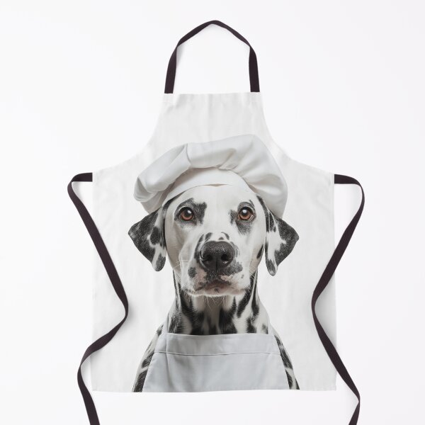 Item preview, Funny Dalmatian Dog Chef Realistic Animal Cooking Humor Art designed and sold by LazyOwlStore.