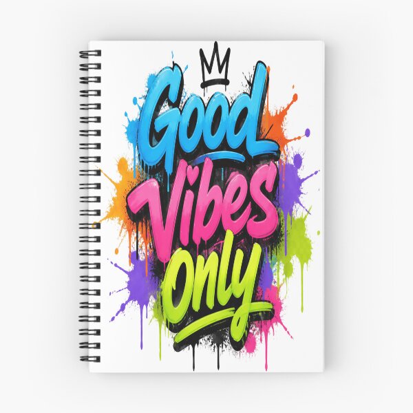 Item preview, Good Vibes Only Graffiti Typography designed and sold by Fable-Fit.