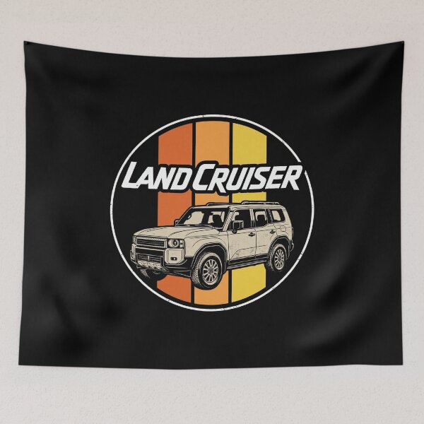 Item preview, Retro Style Land Cruiser 250 Series Retro Sunset Graphic Off Road 4x4 designed and sold by Off-Road-Zone.