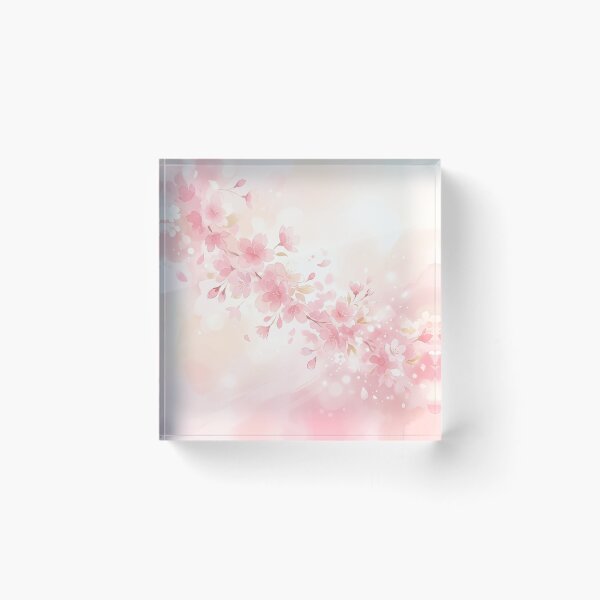 Item preview, Pink Cherry Blossoms in Soft Style designed and sold by Neural Dream.