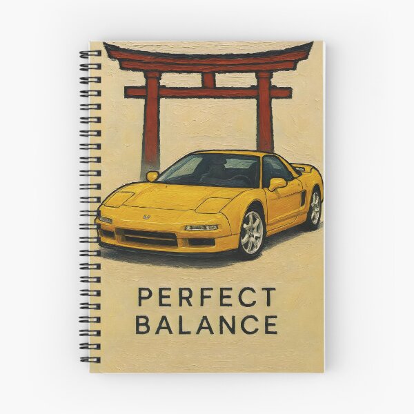 Item preview, Perfect Balance NSX - Minimalist Oil Painting designed and sold by Dhenin Studio.