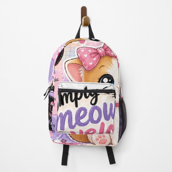 Item preview, Simply Meow-velous Cat Sticker | Cute Kawaii Gen Z Kitten designed and sold by Snikdha.