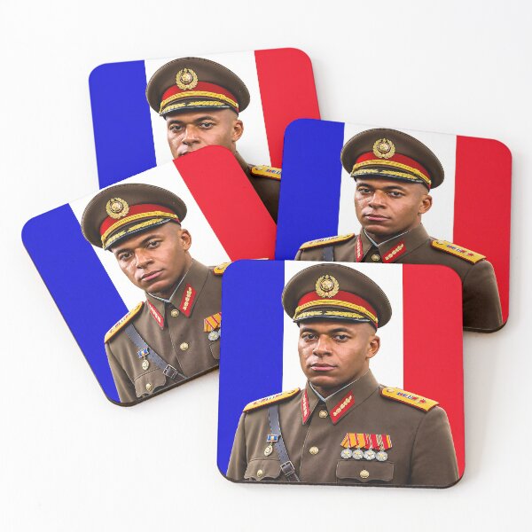 Item preview, Dictator Kylian Mbappé Flag Sticker designed and sold by PIPINI Inc..