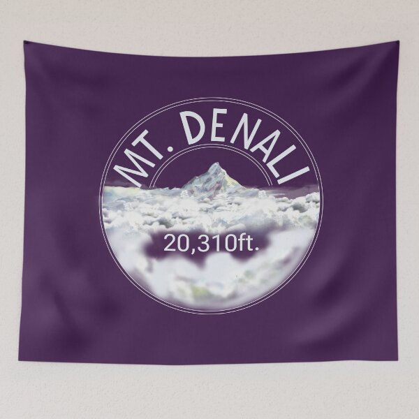 Item preview, Mount Denali 20,310 ft – Mountain Adventure Design designed and sold by MiFree.
