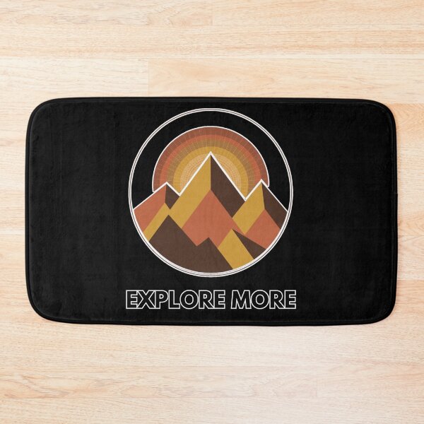 Item preview, Retro Mountain Sunset Explore More Landscape designed and sold by WhimsicalStudioArt.