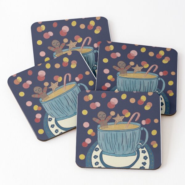 Item preview, Gingerbread Hot Tub Watercolored designed and sold by janaeedwardsstudio.