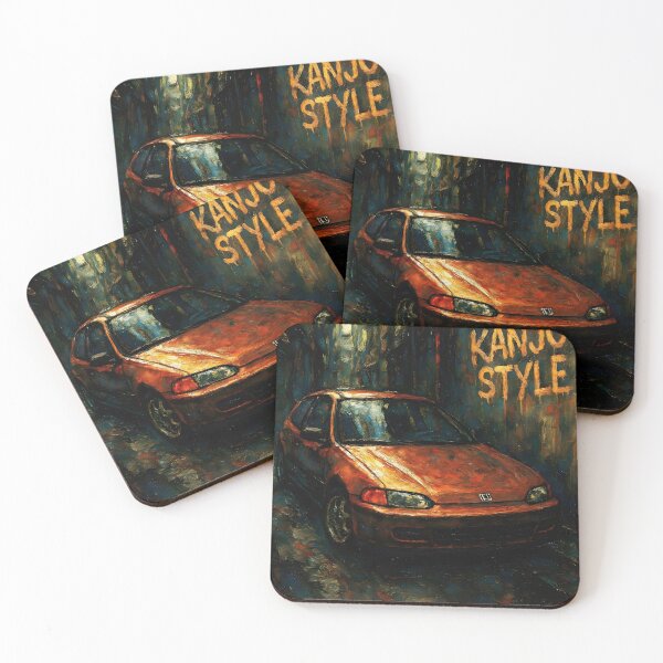 Item preview, Kanjo Style Civic EG6 Street Art Painting designed and sold by Dhenin Studio.