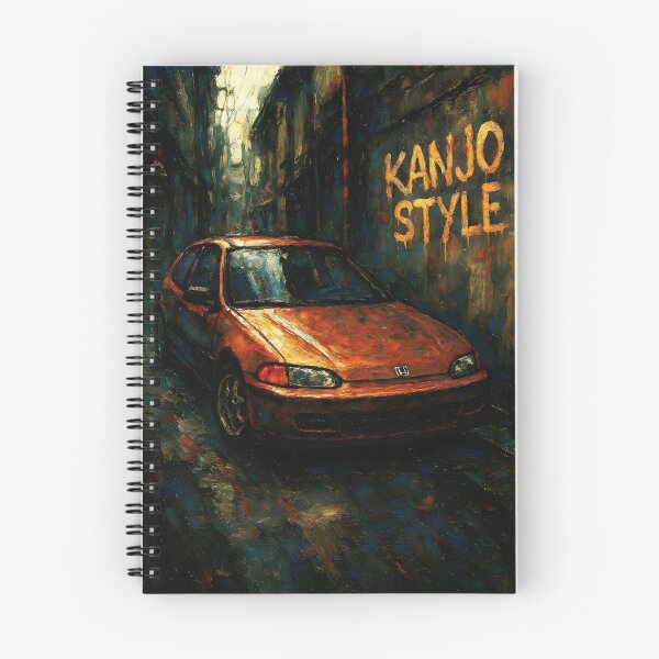 Item preview, Kanjo Style Civic EG6 Street Art Painting designed and sold by Dhenin Studio.
