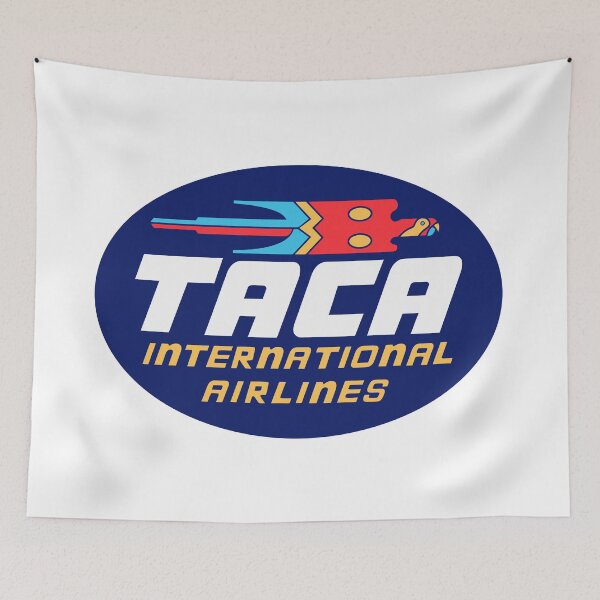 Item preview, Vintage TACA International Airlines Logo – Retro Aviation Design designed and sold by RetroAviation.