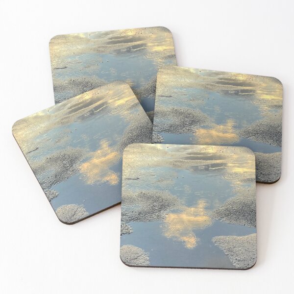 Item preview, Sunset in puddles reflection  designed and sold by Artistkhg.
