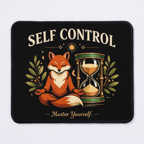 Item preview, Self Control – Meditative Fox Art designed and sold by Dogandesighn.
