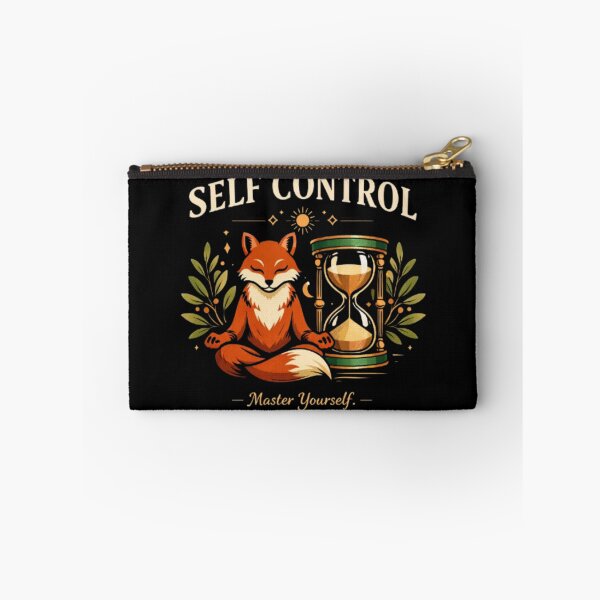 Item preview, Self Control – Meditative Fox Art designed and sold by Dogandesighn.