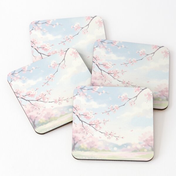 Item preview, Cherry Blossom Branches Under Blue Sky designed and sold by Neural Dream.