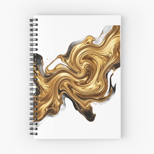 Item preview, Liquid Gold Abstract Art designed and sold by VictoriaaStore.