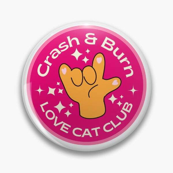 Item preview, Crash and burn, love cat club designed and sold by BritishDelights.