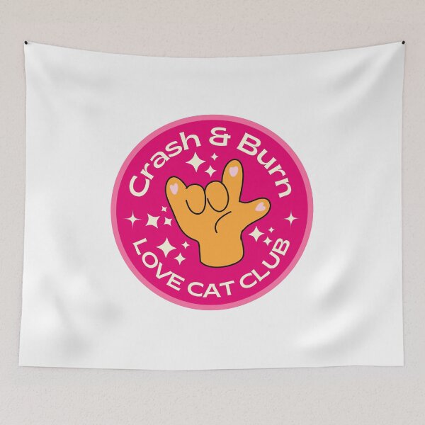 Item preview, Crash and burn, love cat club designed and sold by BritishDelights.