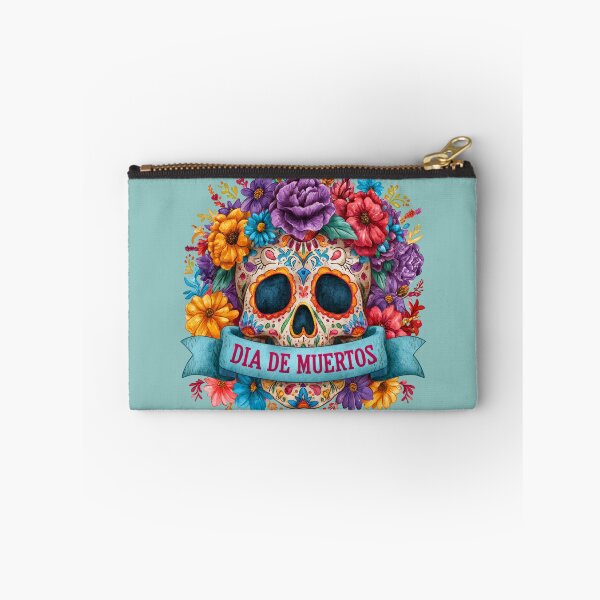 Item preview, Dia de Muertos Floral Sugar Skull | Colorful Mexican Calavera Art designed and sold by MythicMood.