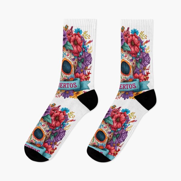 Item preview, Dia de Muertos Floral Sugar Skull | Colorful Mexican Calavera Art designed and sold by MythicMood.