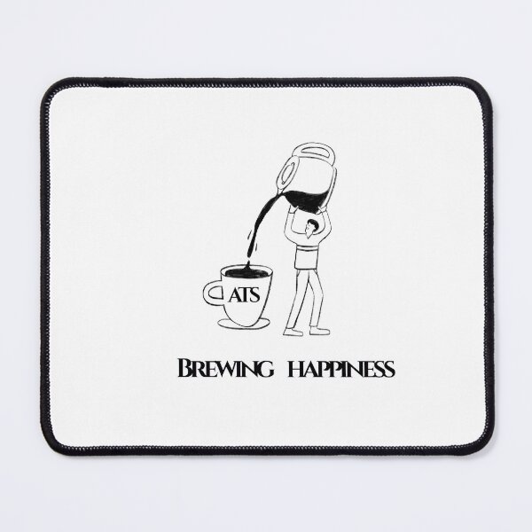 Item preview,  Brewing Happiness Cute Coffee Minimalist Art designed and sold by Art-That-Speaks.