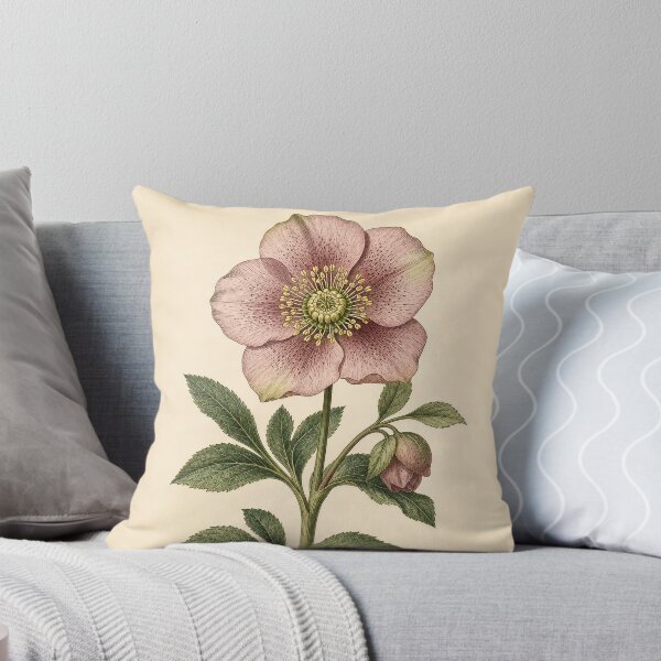 Item preview, Vintage Hellebore Botanical Illustration designed and sold by NuvoraNest.