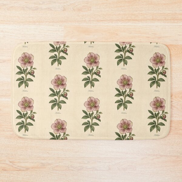Item preview, Vintage Hellebore Botanical Illustration designed and sold by NuvoraNest.