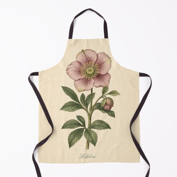 Item preview, Vintage Hellebore Botanical Illustration designed and sold by NuvoraNest.