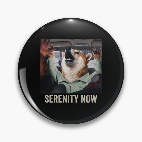 Item preview, Serenity Now Shiba Inu Costanza Funny Dog designed and sold by Off-Road-Zone.