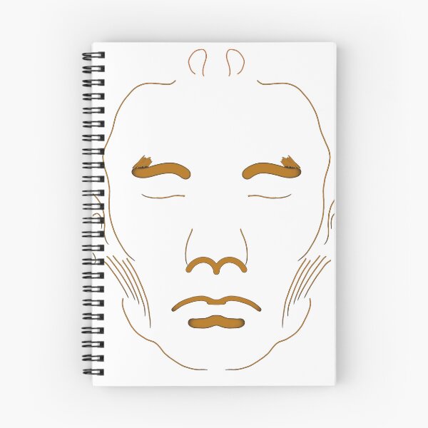 Item preview, Orange Line Art Portrait designed and sold by thesisyphus.